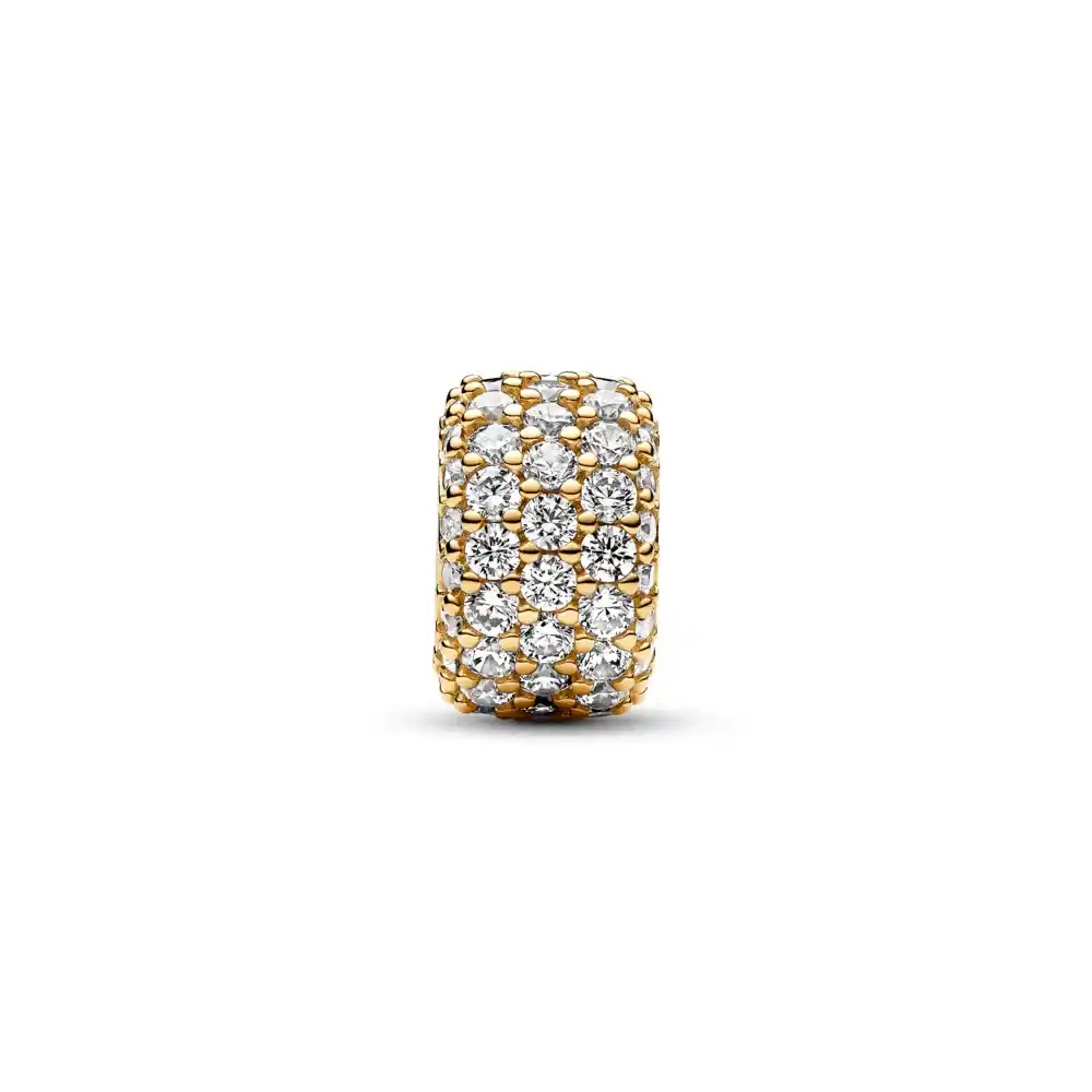 Charm Dorado Triple Fila Tipo Pandora